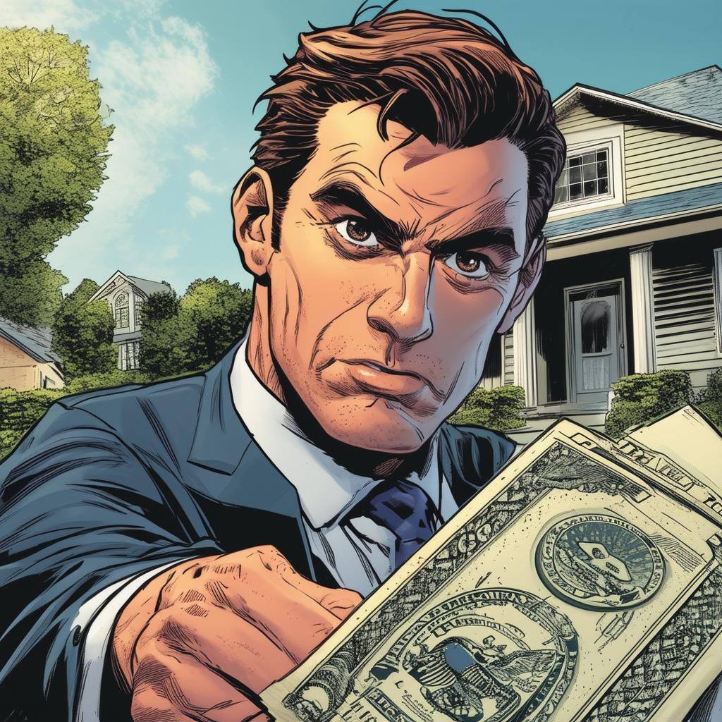 IRS agent taking a property