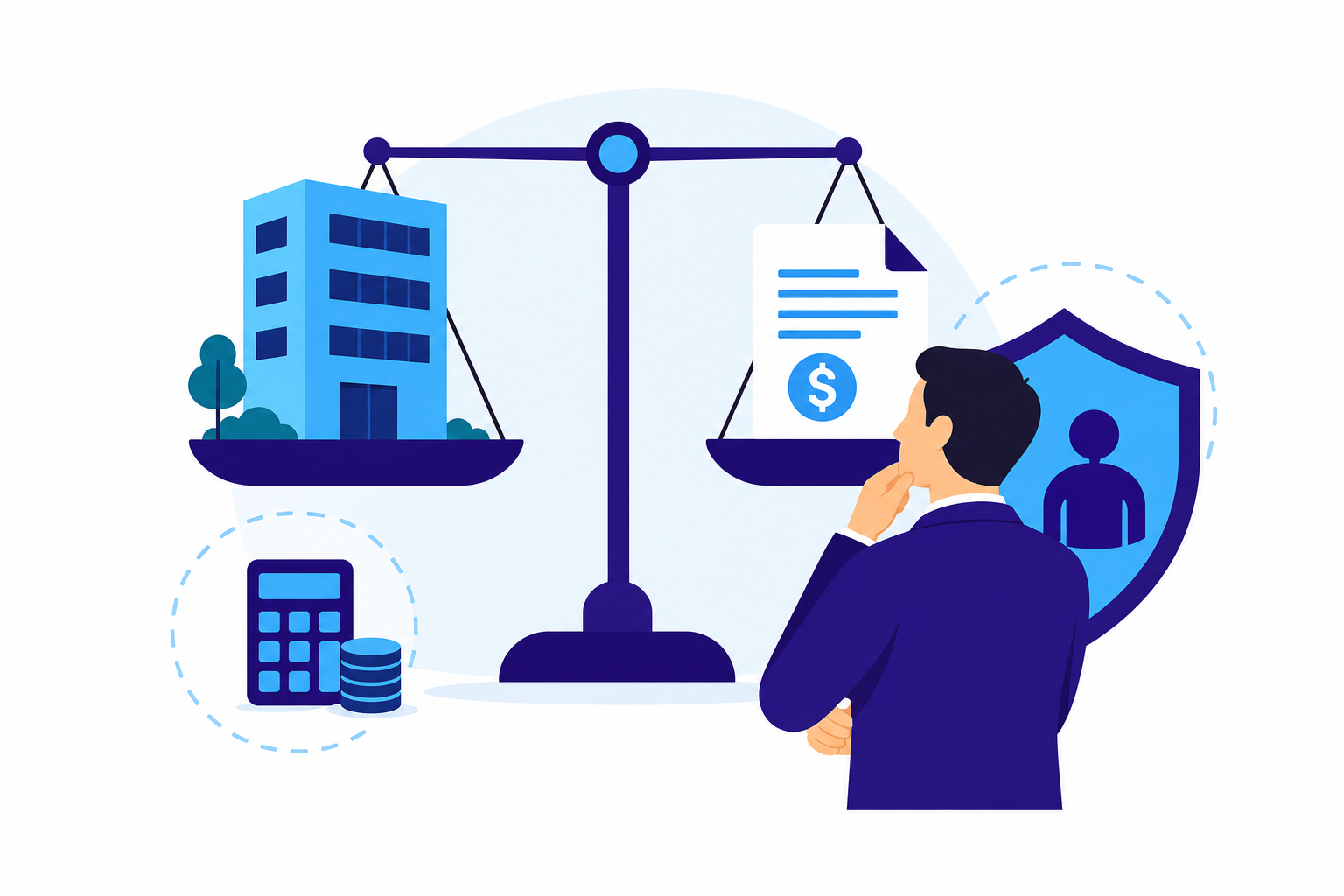 Business owner reviewing federal taxes payment plan documents with IRS installment agreement paperwork on a desk
