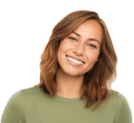 smiling_confident_woman_green_shirt